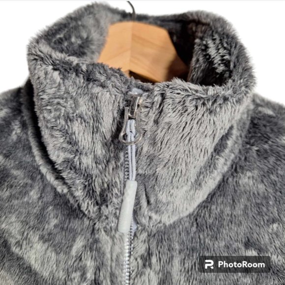 The North Face Osito Fleece Full Zip Mid Grey Heather Jacket Size XS - Picture 2 of 9